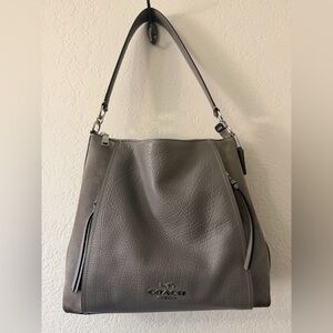 Coach Gray Shoulder Bag